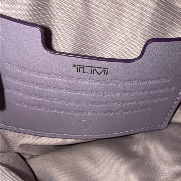 Tumi Two-Tone Purple and Gray Voyageur Kileen Convertible Sling - Picture 8 of 12